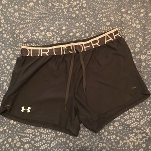Women’s Under Armour Play Up Shorts- Dark Gray